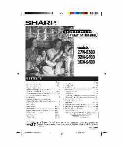 Sharp CRT Television 27N S300-page_pdf